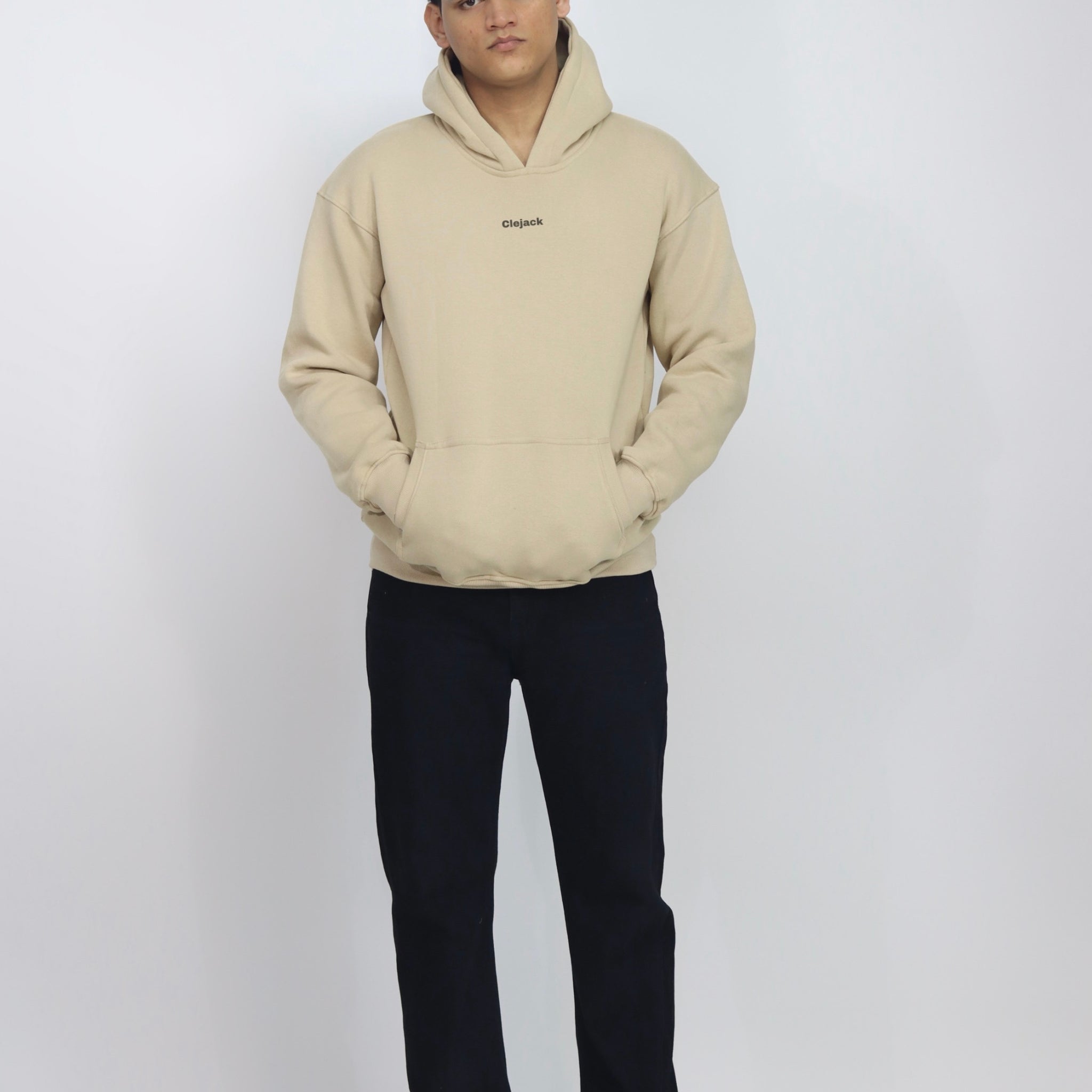 AW,24 Beige Hoodie